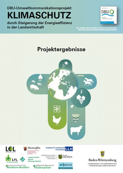 Deckblatt: DBU-Umweltkommunikationsprojekt "Klimaschutz durch Steigerung der Energieeffizienz in der Landwirtschaft" 